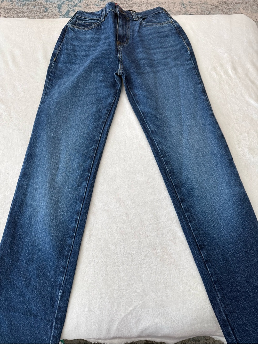 Johnny Was x Sasson medium blue rinse Straight Leg jeans Size 25 D83
